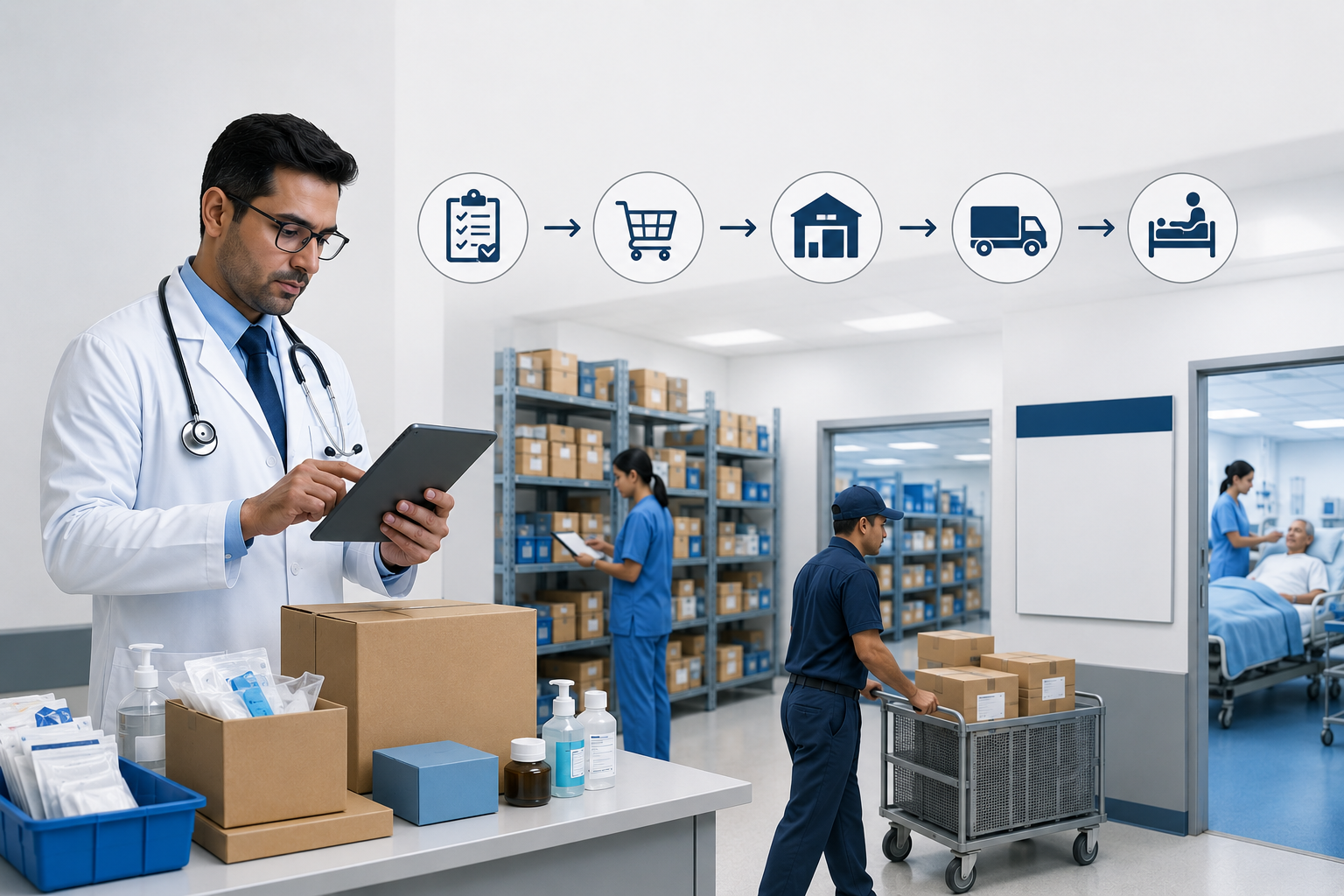 Doctor and Hospital Supply Logistics
